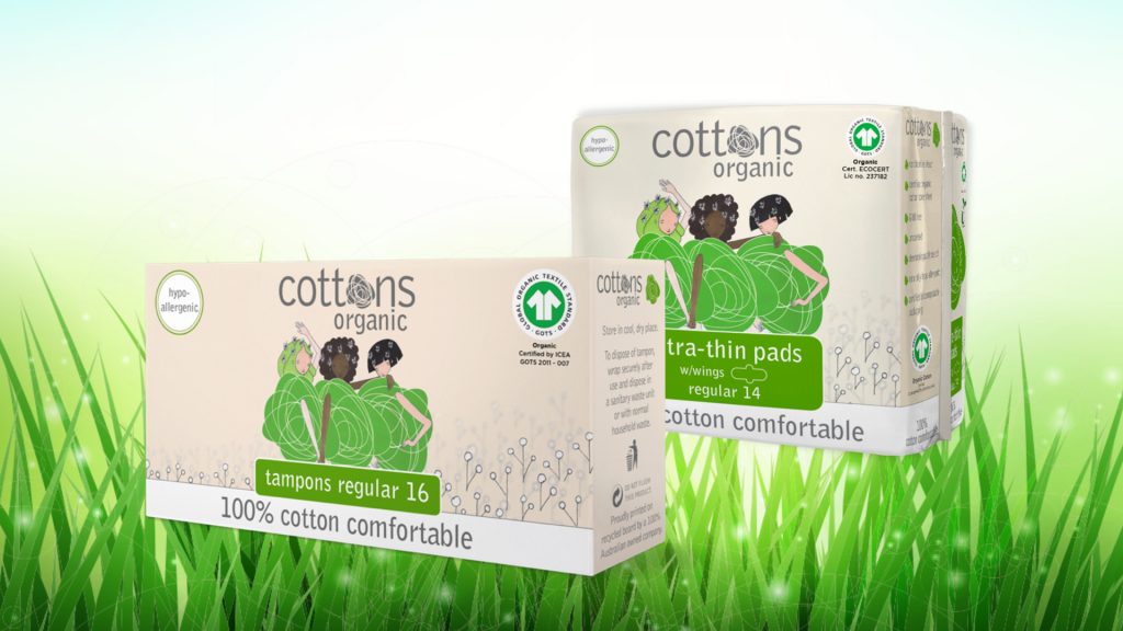 Cottons Organic Product Packs